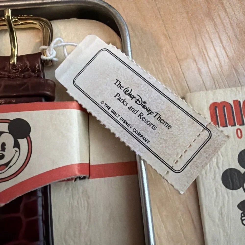 Limited Edition Mickey Mouse Chronograph Collector Watch 1990s NIB